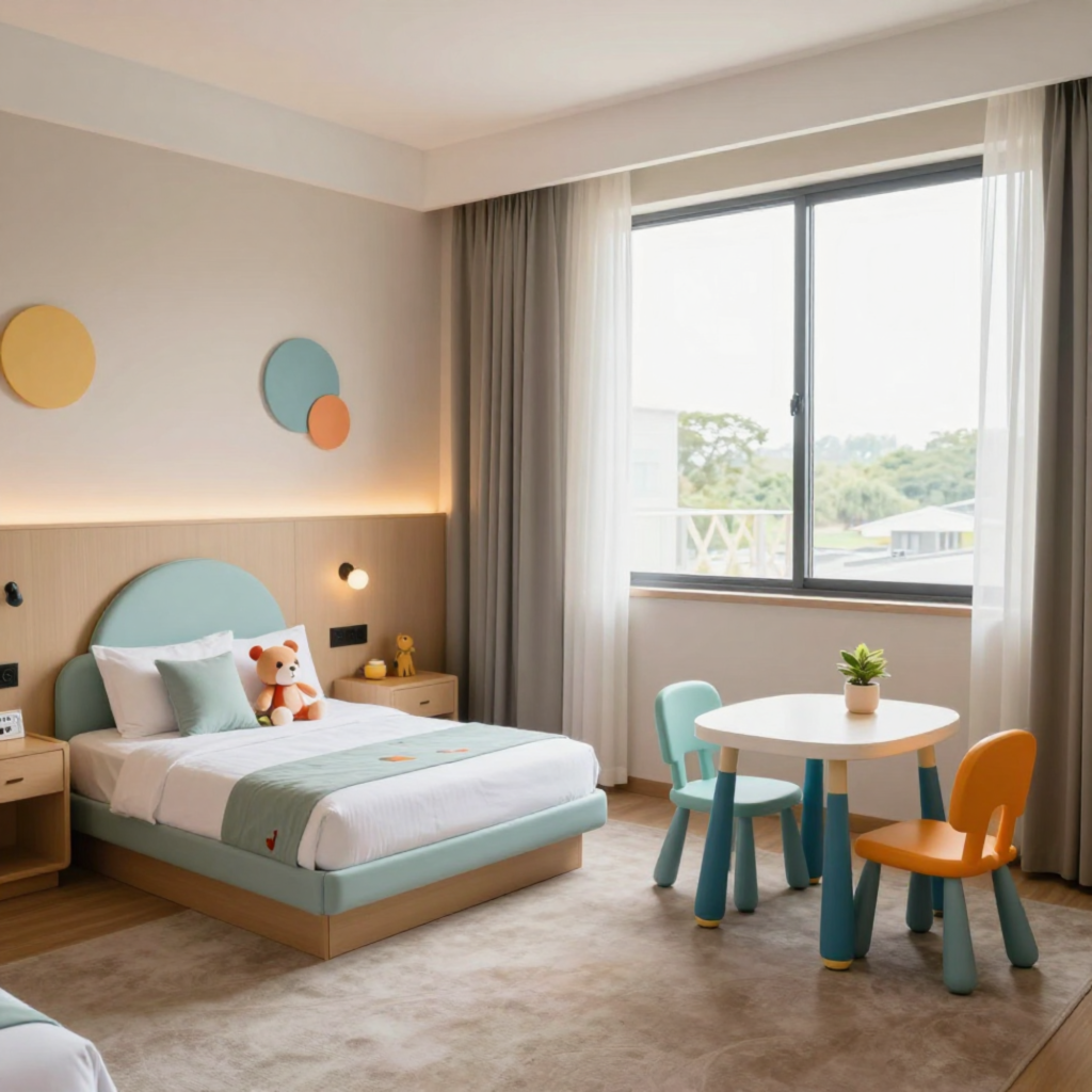 kid friendly hotel room